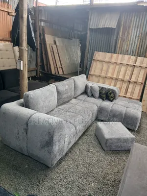Luxury L-Shaped Sofa Set – Modern Design