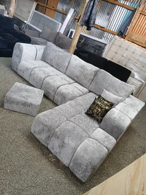 Luxury L-Shaped Sofa Set – Modern Design