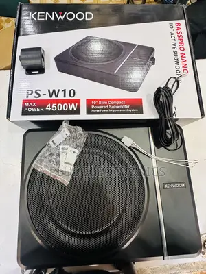 Kenwood Underseat Ps W10 (4500w) Powerful Car Subwoofer – Deep Bass