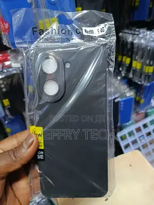 Black Matte Silicone Mobile Cover Designed for the Xiaomi Redmi 5 4g.