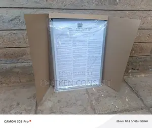 A1 Size Osha Abstract Framed