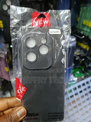 Infinix Hot 40 Pro Black Silicone Phone Case Is to Provide Shockproof