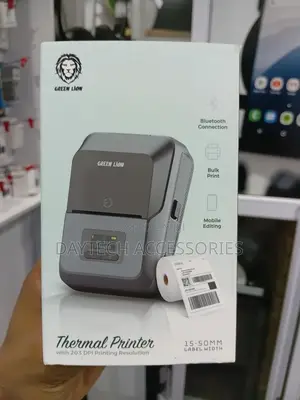 Green Lion Thermal Printer TFT Screen 1500mah Rechargeable Battery,