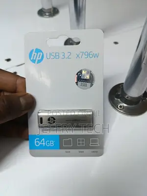 Hp Usb 3.2 X796w Flash Drive With a 64gb Storage Capacity.