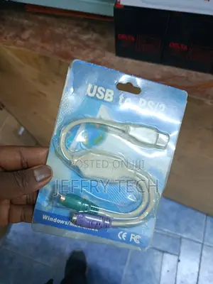 Usb Male to Dual Ps/2 Female Active Adapter Converter Designed To