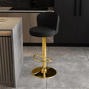Luxury European Leather Bar Chairs