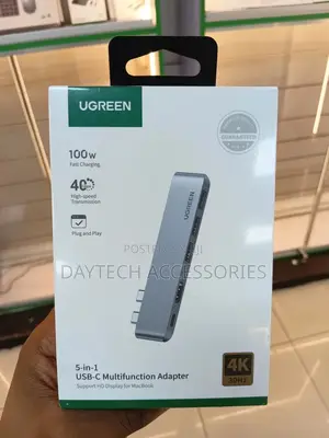 The Ugreen 5-in-2 Usb-C Multifunction Adapter - Grey