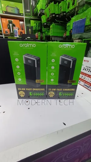 Oraimo Q21 22.5w – Powerful 20000mah Fast Charger