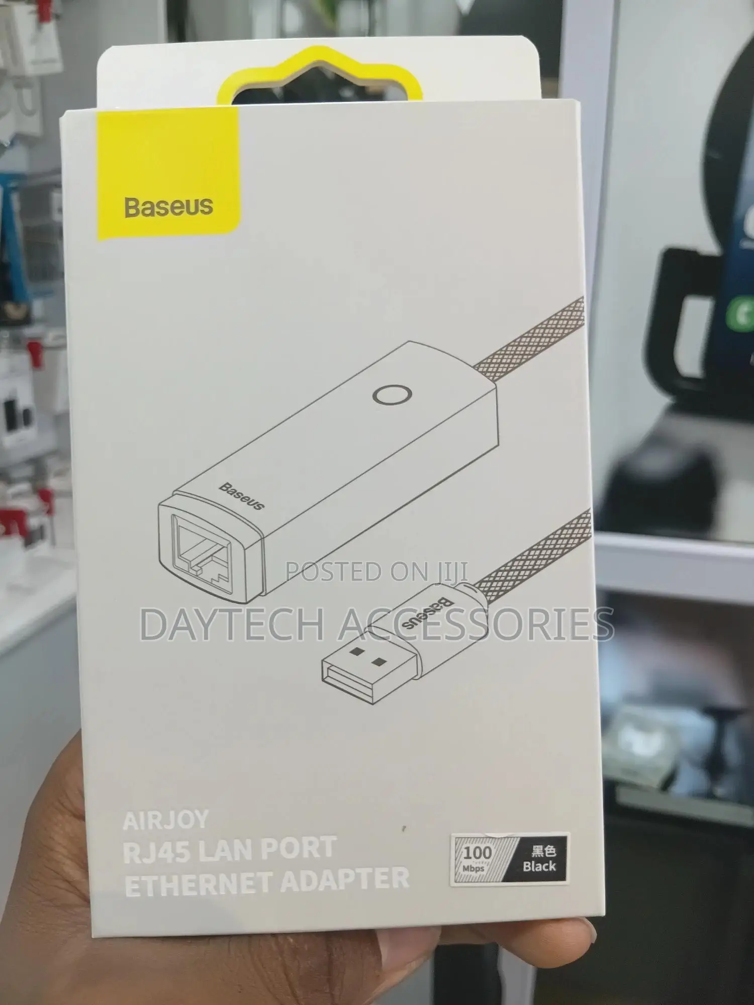Baseus Ethernet Adapter Usb-a to Rj45 Lan Port (1000mbps Gigabit)
