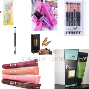 Brush, Eyebrow Trimmer, Setting Spray,Makeup Primer,Lipgloss,Concealer