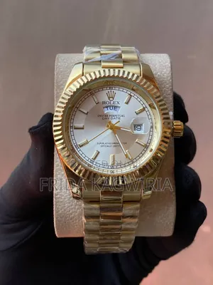 Golden Rolex Oyster Perpetual Day _Date Watch