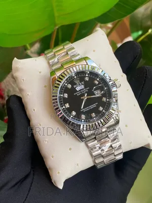 Silver Rolex Oyster Perpetual Day _Date Watch