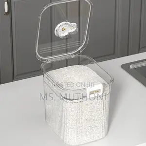 15kg Large Capacity Acrylic Storage Bucket