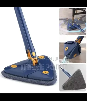 *Long Handle Triangular Twist Mop