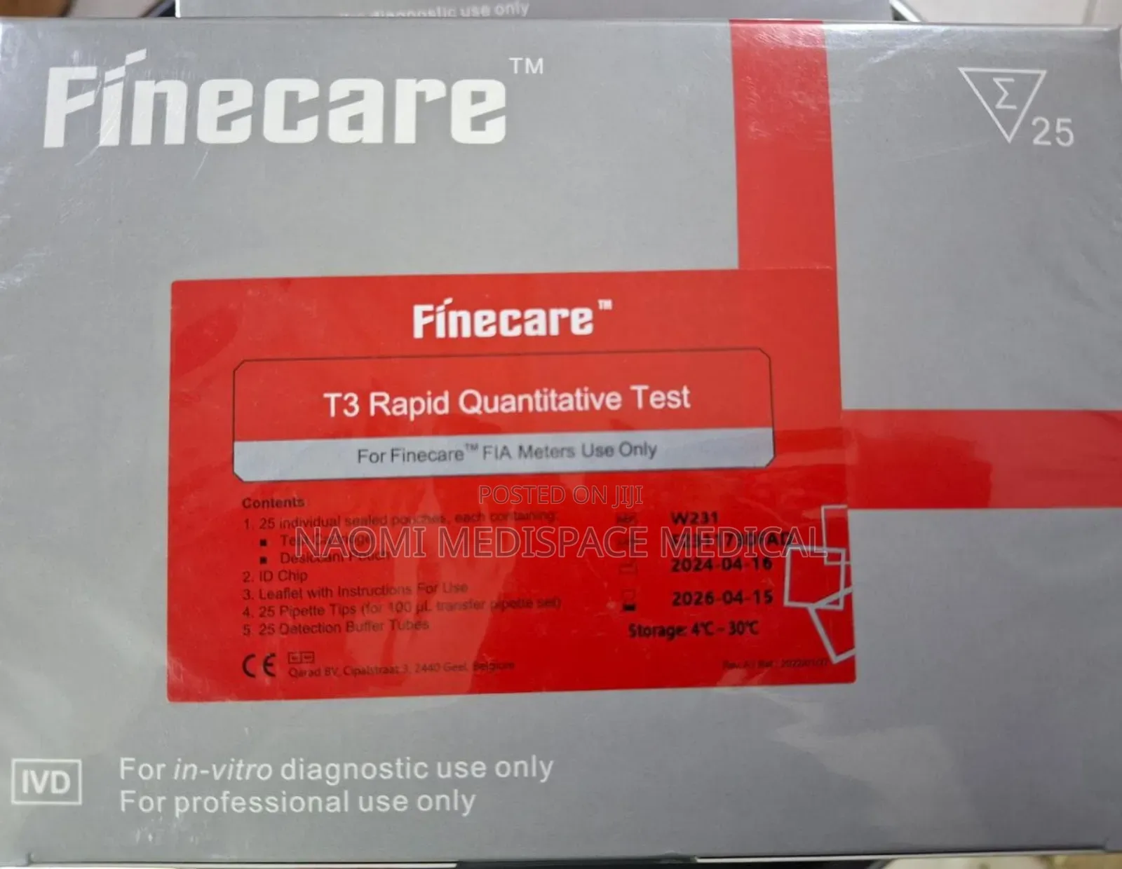 Finecare T3 Rapid Test Kit-Thyroid