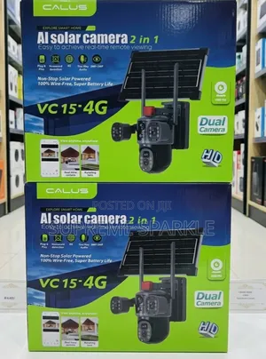 Calus Vc 15-4g Ai Dual Lens Solar Camera. CCTV