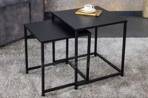 2 in 1 Nordic Metallic Side Table