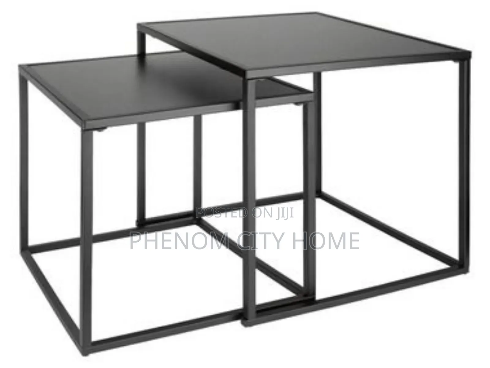 2 in 1 Nordic Metallic Side Table