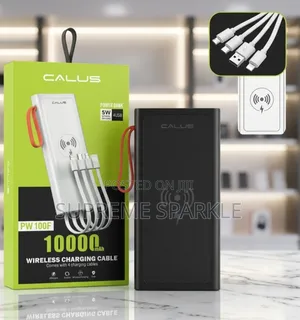 Calus Pw100f Wireless Charging Power Bank. 10000mah.