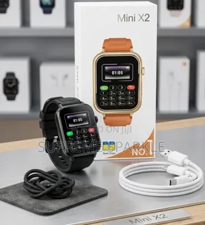 Mini X2 Ultra Smart Watch, Dual Sim, 700mah.