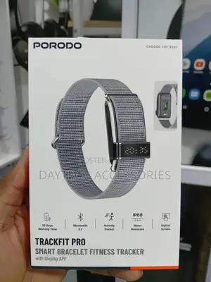 Porodo Trackfit Pro Smart Bracelet - Black