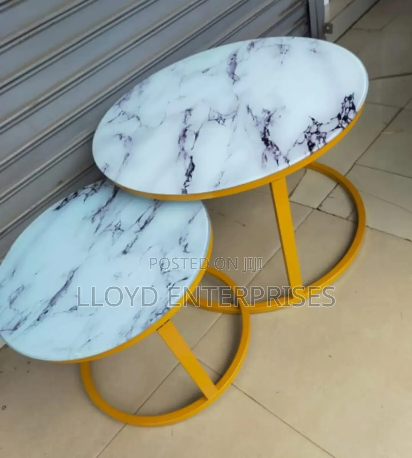 Glass Top Nesting Tables