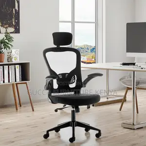 Gaming Computer Chair With Flip Up Armrests