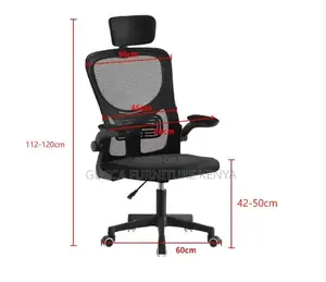 Gaming Computer Chair With Flip Up Armrests