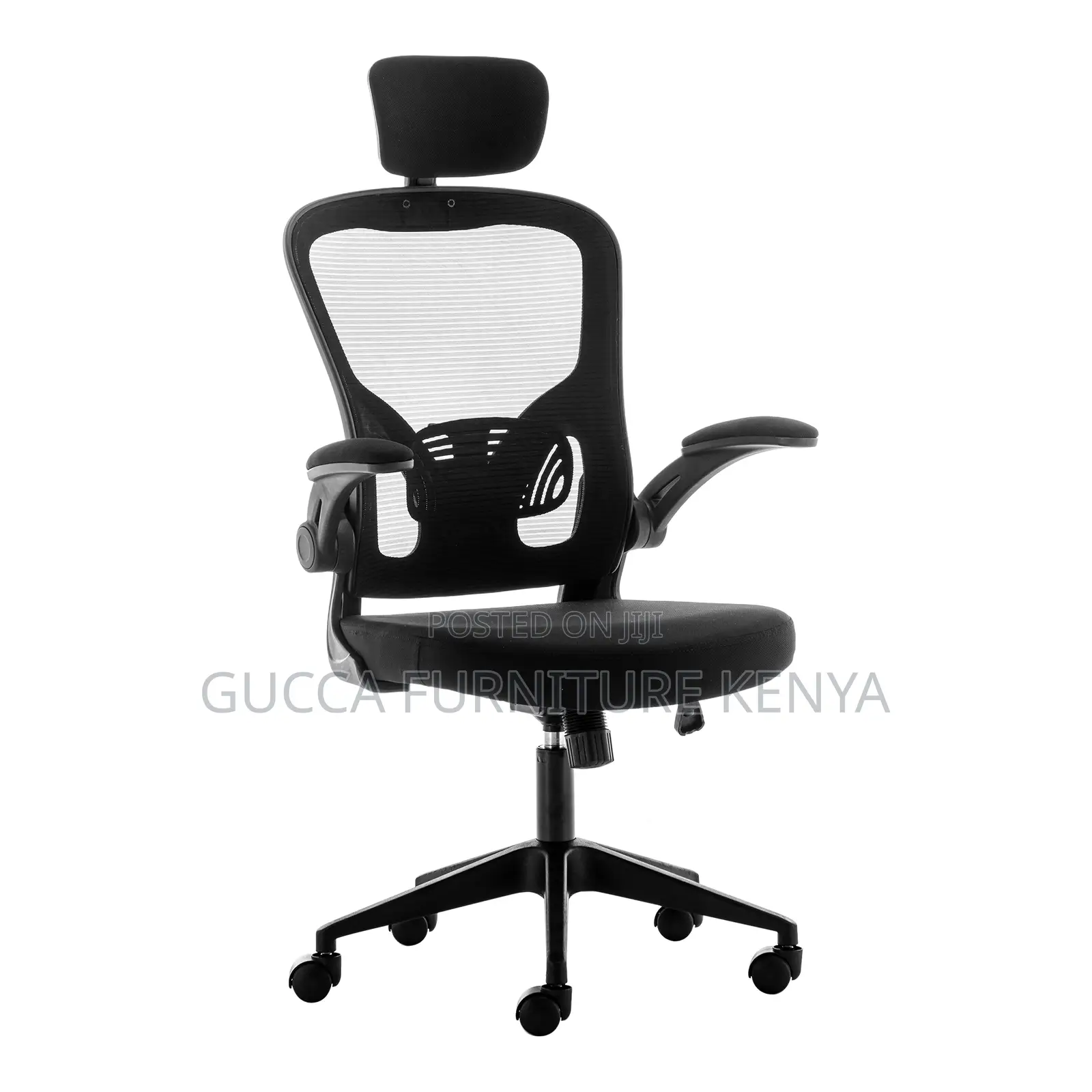 Gaming Computer Chair With Flip Up Armrests