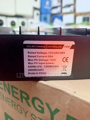 50a Solarpex Solar Charge Controller 12v/24v/48v
