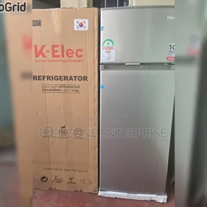 Klec 206 Litres Double Door Refrigerator and 10 Year Warrant ,Silver