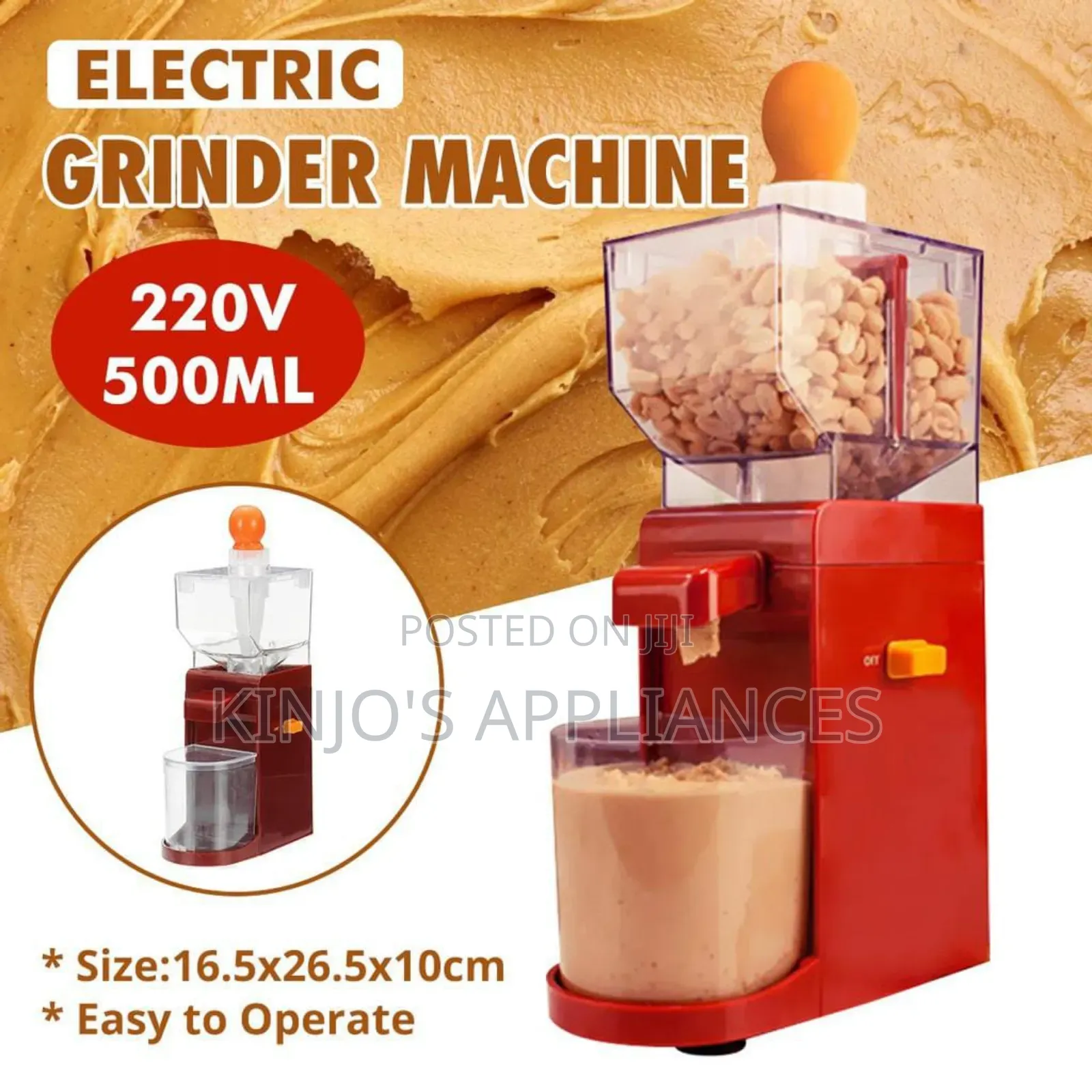 Electric Peanut Butter Maker