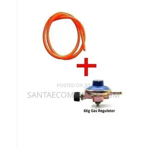 Gas Delivery Pipe and Free 6kg Gas Cylinder Regulator