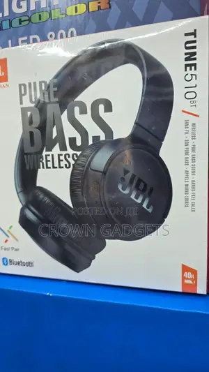 JBL 510 Over-Ear Headphones Stereo Sound Comfortable Fit