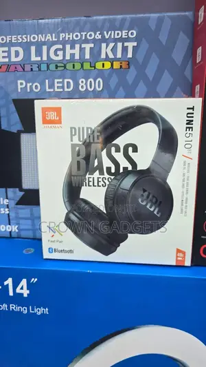 JBL 510 Wireless Headphones Clear Sound for Gaming Music