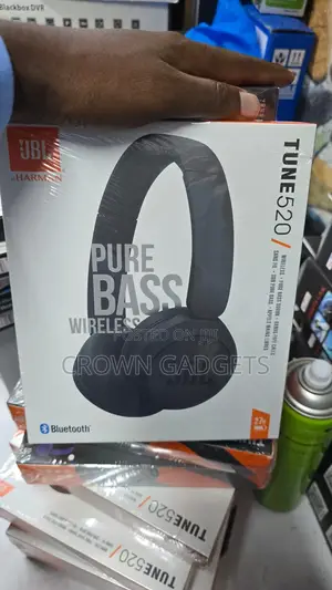 JBL 520 Wireless Headphones Bluetooth Over-Ear Stereo