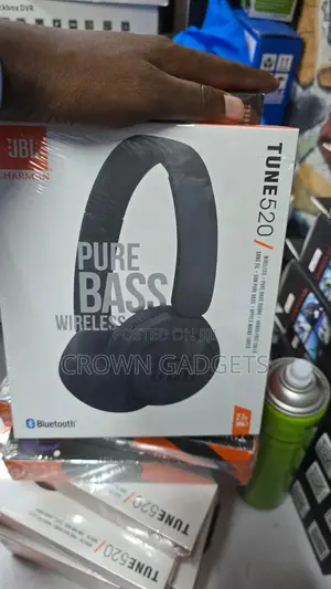 JBL 520 Wireless Headphones Bluetooth Over-Ear Stereo