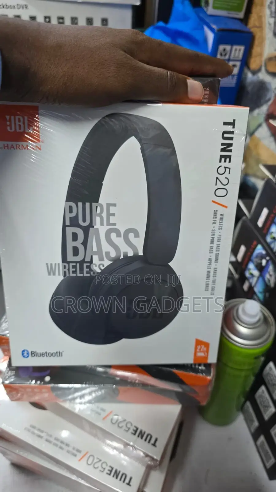 JBL 520 Wireless Headphones Bluetooth Over-Ear Stereo