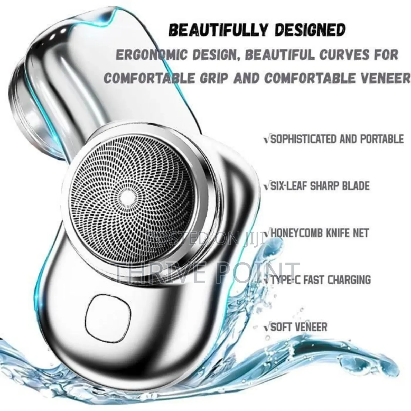 *Rechargeable Pocket Mini Shaver Grinder