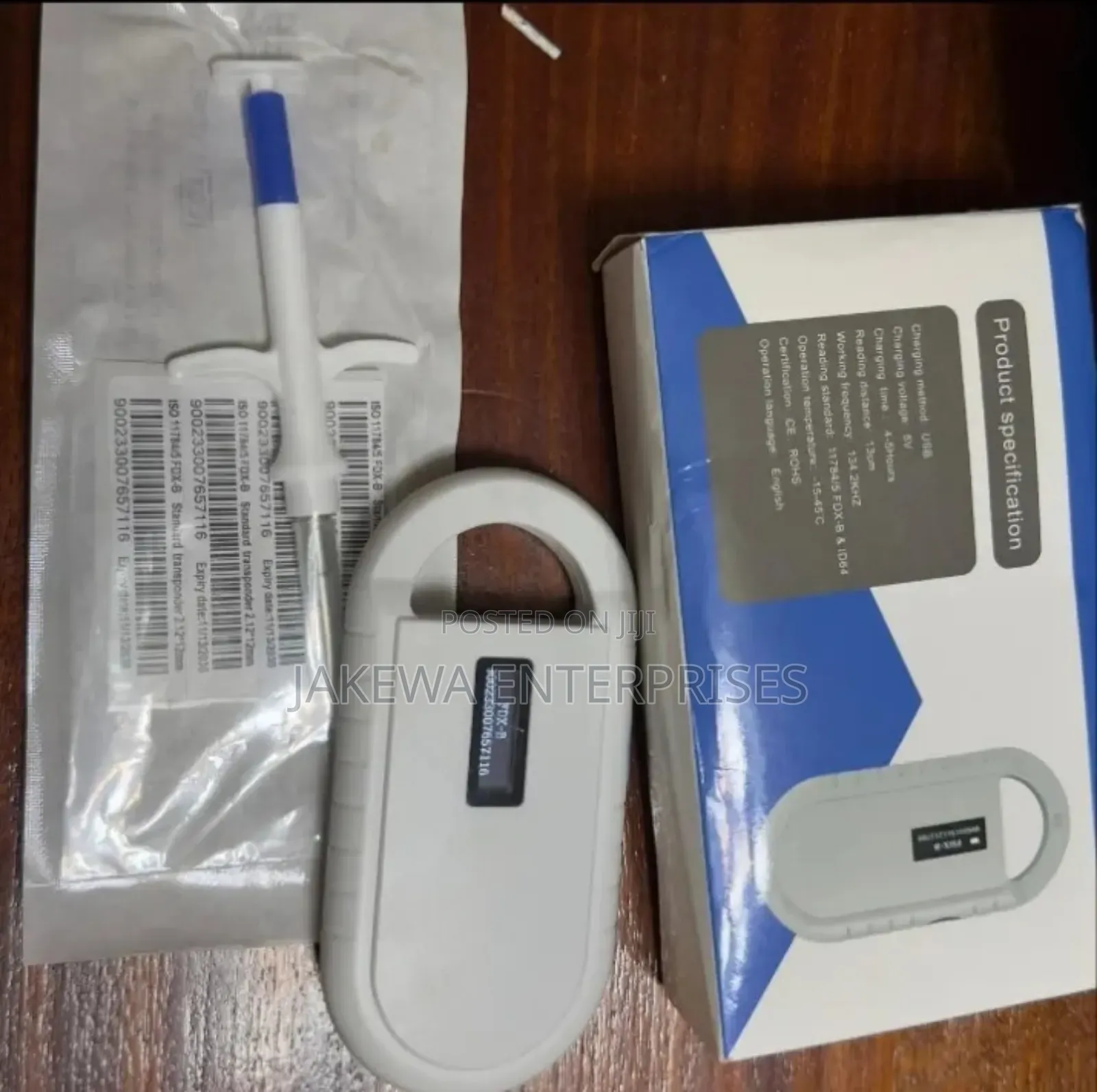 Pet Id Scanner Transponder FDX-B Scanner Iso11784/5 Microchip Reader