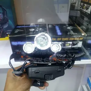 Rechargeable 3-Bulb Led Headlamp, T6 Led Bulbs
