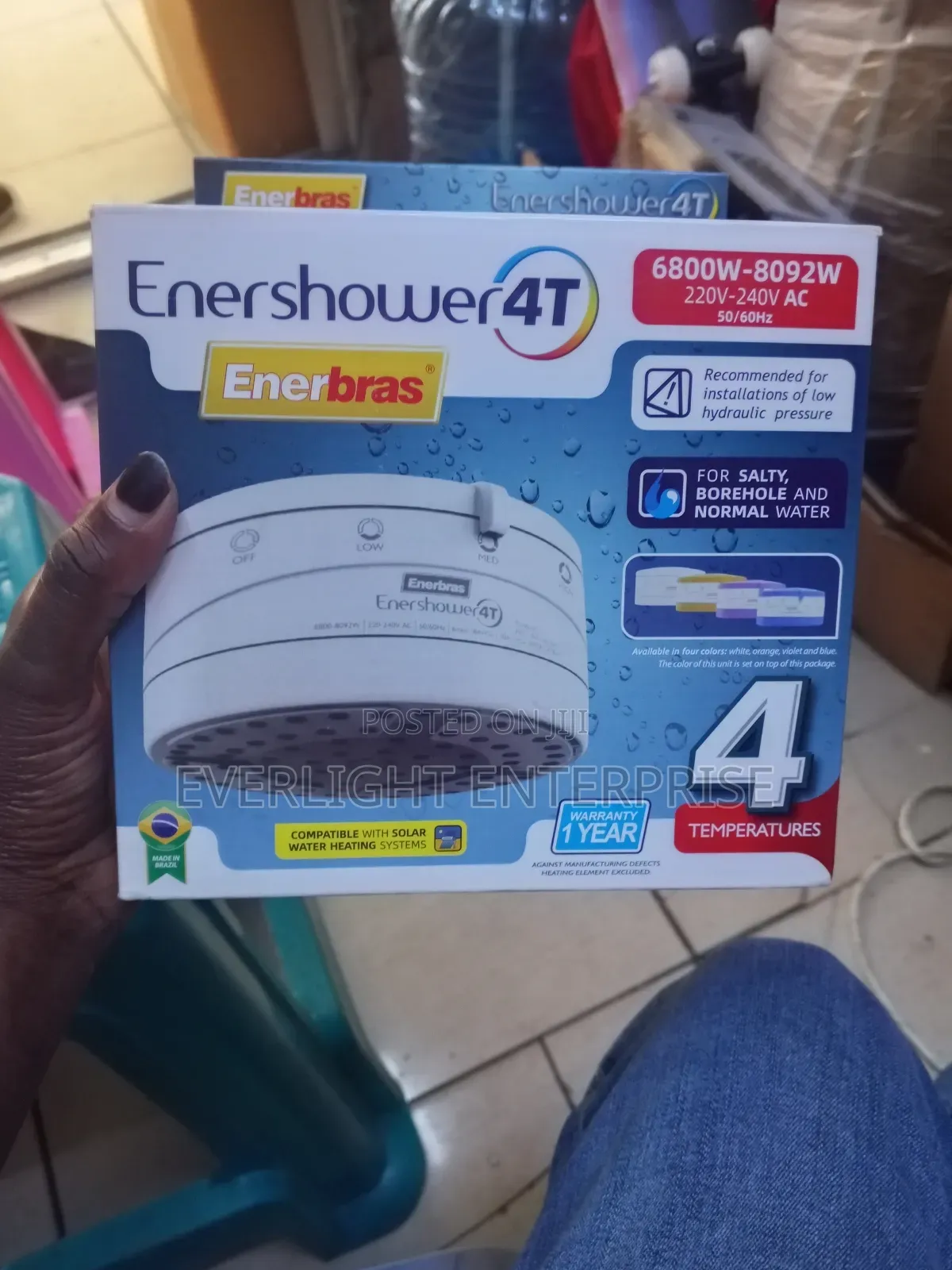 4t Enershower Available