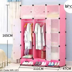 *Plastic Wardrobe Three Columns