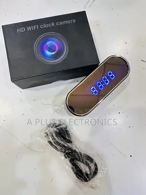 Digital Clock Hidden Camera 1080p Spy Cam With Motion Detection
