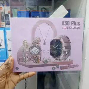A58 Plus 2.02" Big Screen Smartwatch With Fashion Accessories
