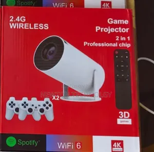 Hy300 Android 13 Gaming Projector With Gaming Console