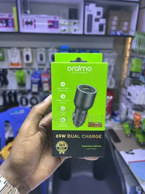 Oraimo Powerdrive 7691 Pro – Dual Port Fast Car Charger