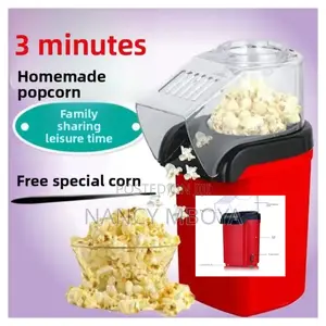 Electric Popcorn Maker - Oil Free - (240v 1200w)