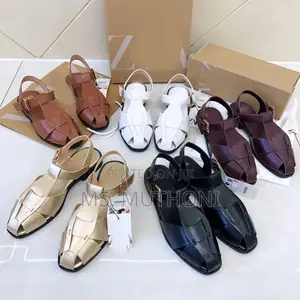 Zara Soft Leather Ladies Caged Fisherman Sandals.