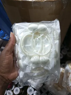 Cream Magnetic Tiebacks Magnetic Curtain Holders